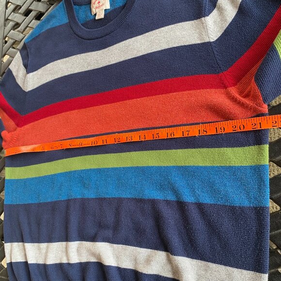 Brooks Brothers Bright Stripe Cotton Sweater - Picture 2 of 10